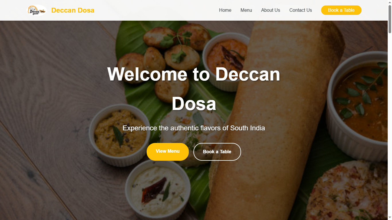 Deccan Dosa